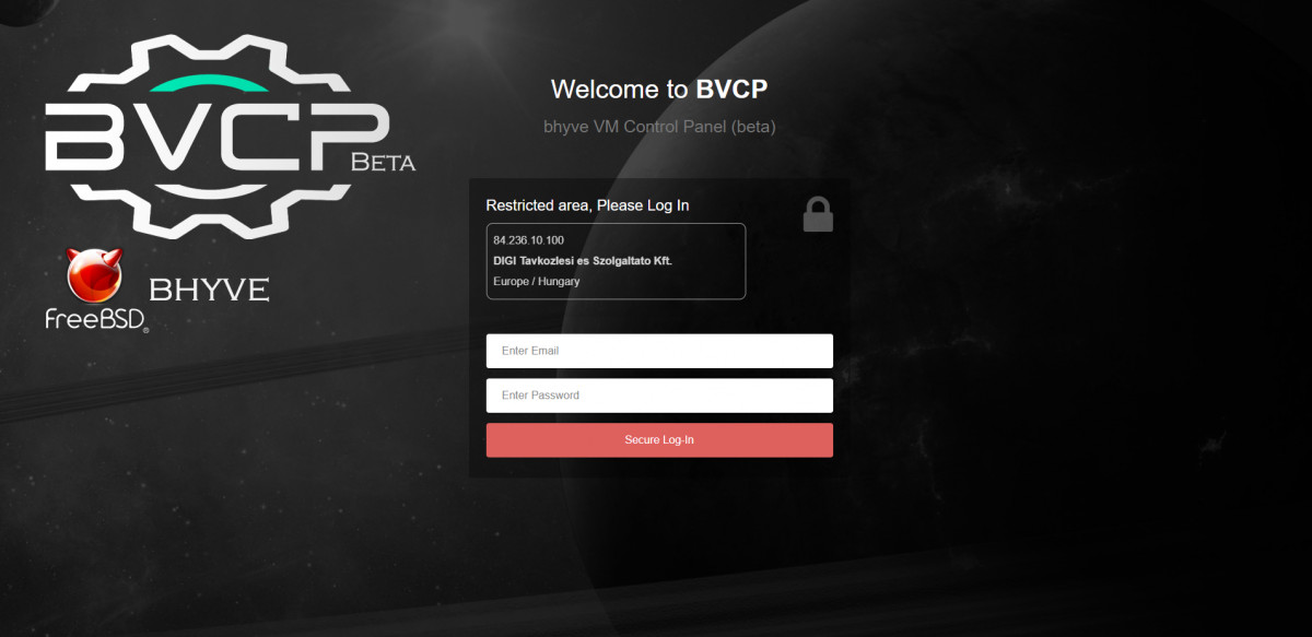 BVCP: FreeBSD Bhyve Web UI